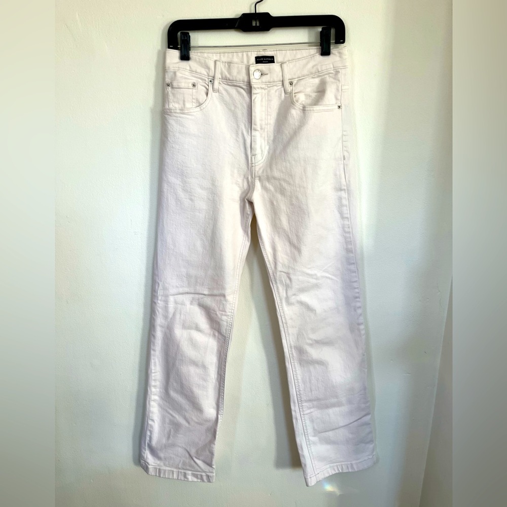 Club Monaco High Waisted Ankle Cropped Jeans